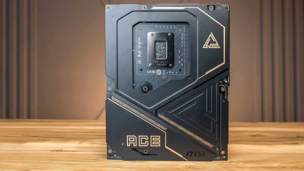 backplate مادربرد ام اس آی MEG Z890 Ace