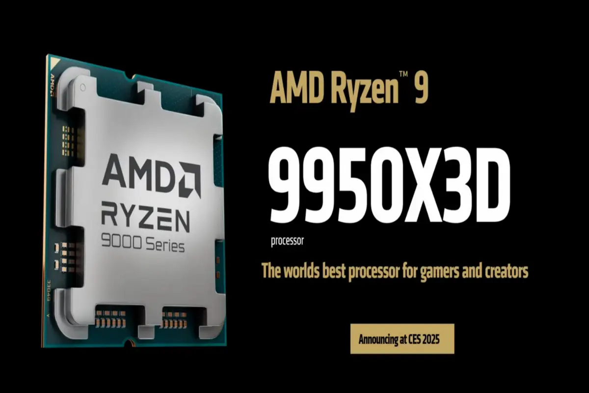 پردازنده Ryzen 9 9950X3D