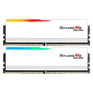 رم جی اسکیل مدل G.SKILL RIPJAWS M5 NEO RGB 32GB 6400MT WHITE C32 Dual - For AMD