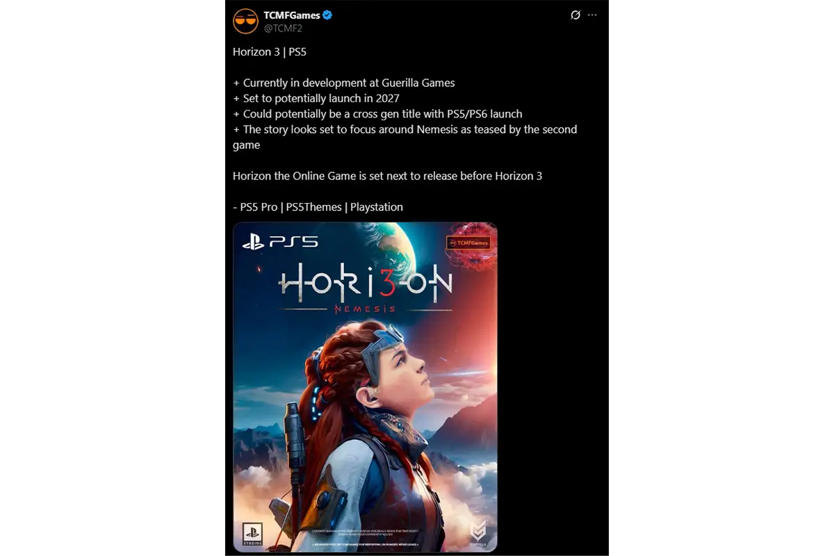 به گفته‌ی TCMF Games، بازی Horizon 3 در حال حاضر در دست توسعه است. 