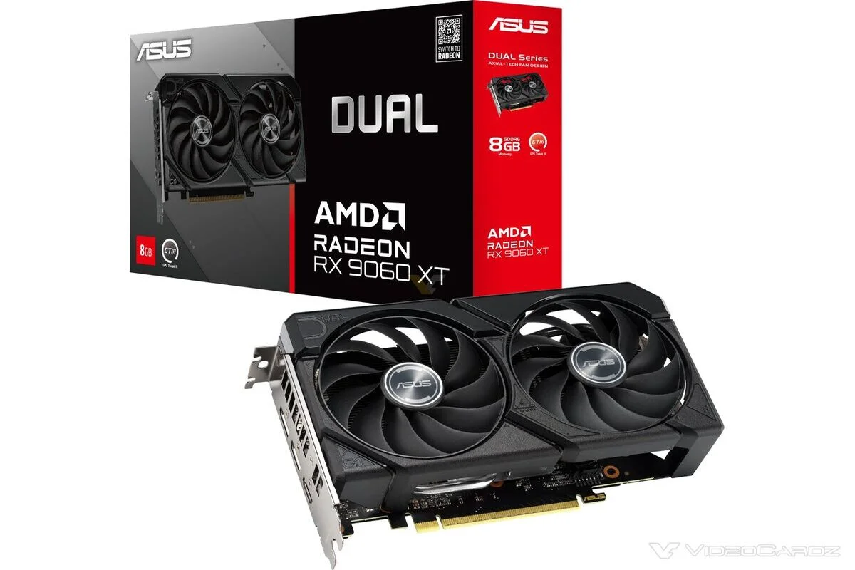 گرافیک RX 9060 XT DUAL ASUS