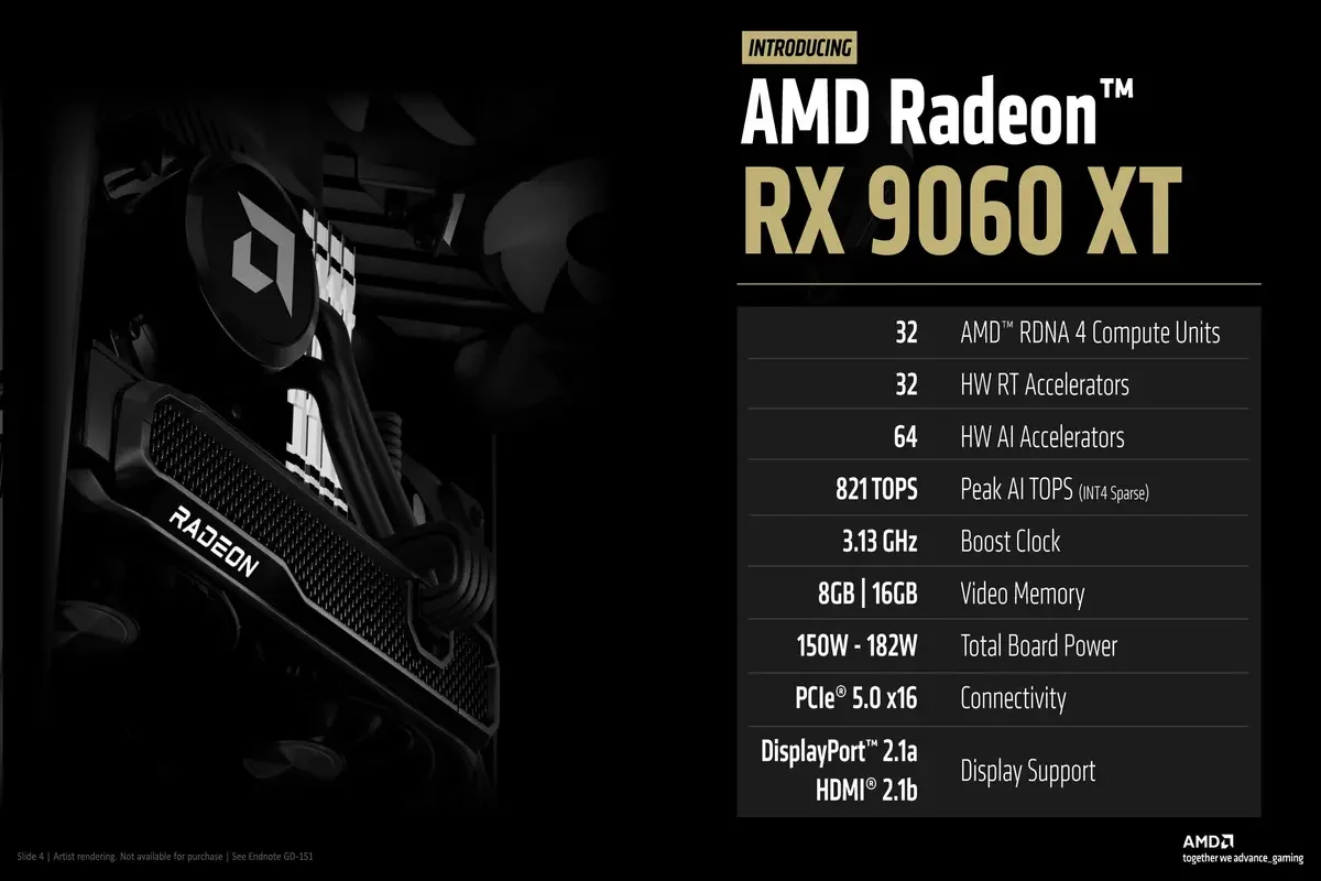 گرافیک RX 9060 XT