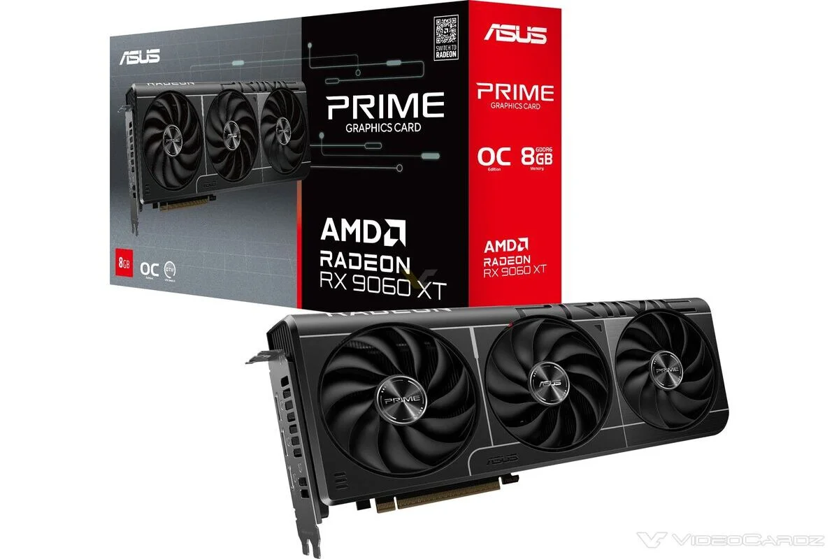 گرافیک RX 9060 XT PRIME ASUS