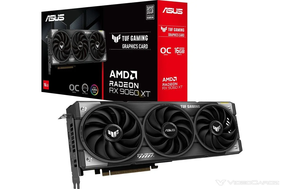گرافیکRX 9060 XT TUF ASUS