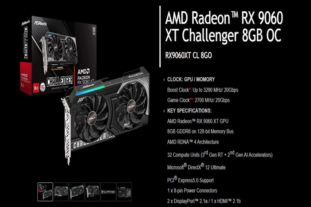 گرافیک RX 9060 XT