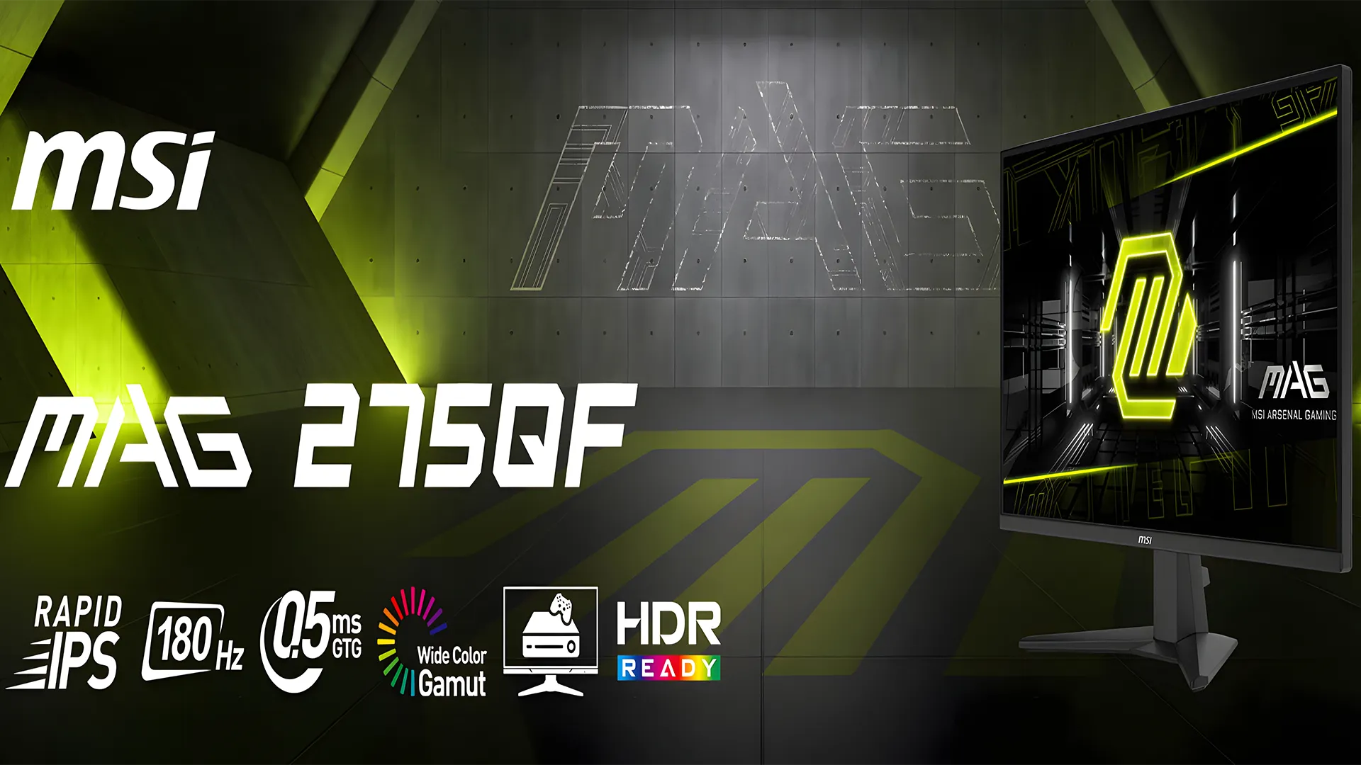 مانیتور گیمینگ MSI MAG 275QF
