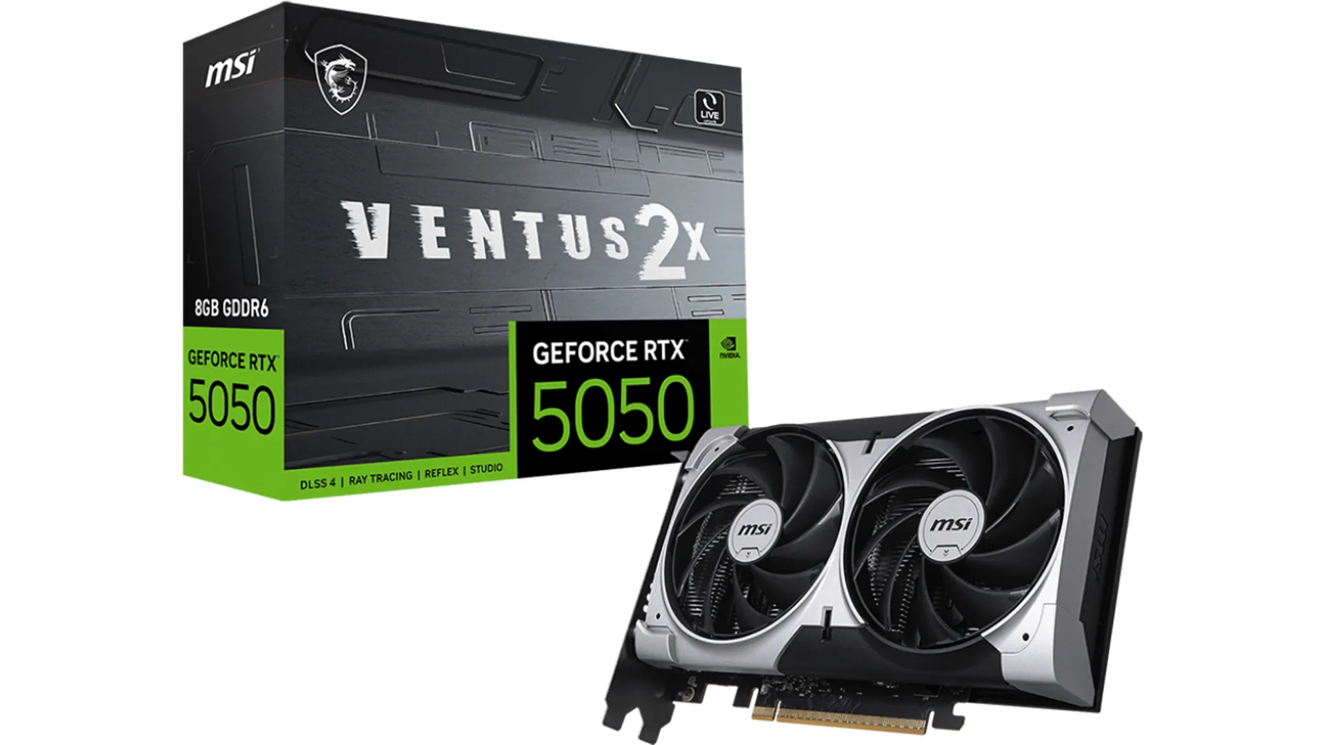 کارت گرافیک اقتصادی گیمینگ MSI RTX 5050 VENTUS 2X OC