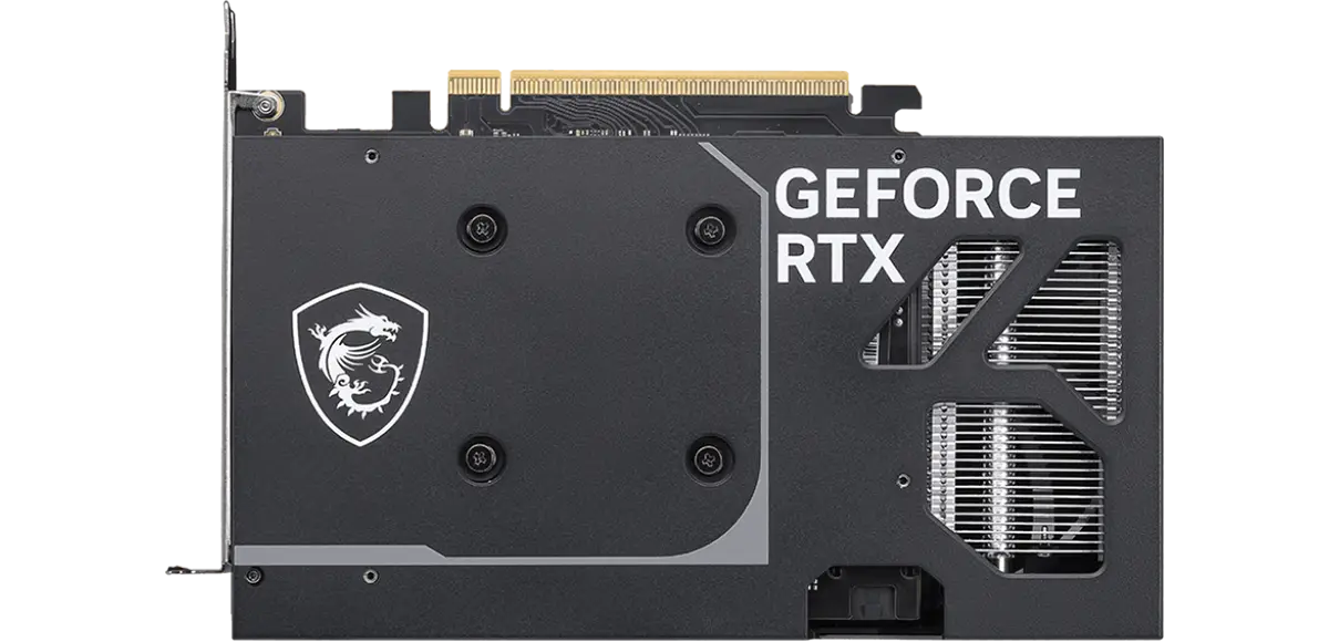 نسل پنجم فن‌های TORX در MSI VENTUS 2X، با طراحی خاص و بهره‌گیری از بلبرینگ دوگانه و تیغه‌هایی با زاویه 22 درجه، تا 23% جریان هوای بیشتر نسبت به فن‌های استاندارد تولید می‌کند. 
