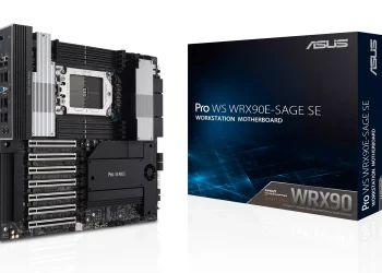 مادربرد ASUS Pro WS WRX90E-SAGE SE یک مدل حرفه‌ای و ویژه ورک‌استیشن است که با سوکت sTR5 طراحی شده است.