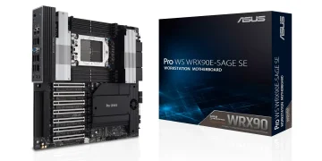 مادربرد ASUS Pro WS WRX90E-SAGE SE یک مدل حرفه‌ای و ویژه ورک‌استیشن است که با سوکت sTR5 طراحی شده است.