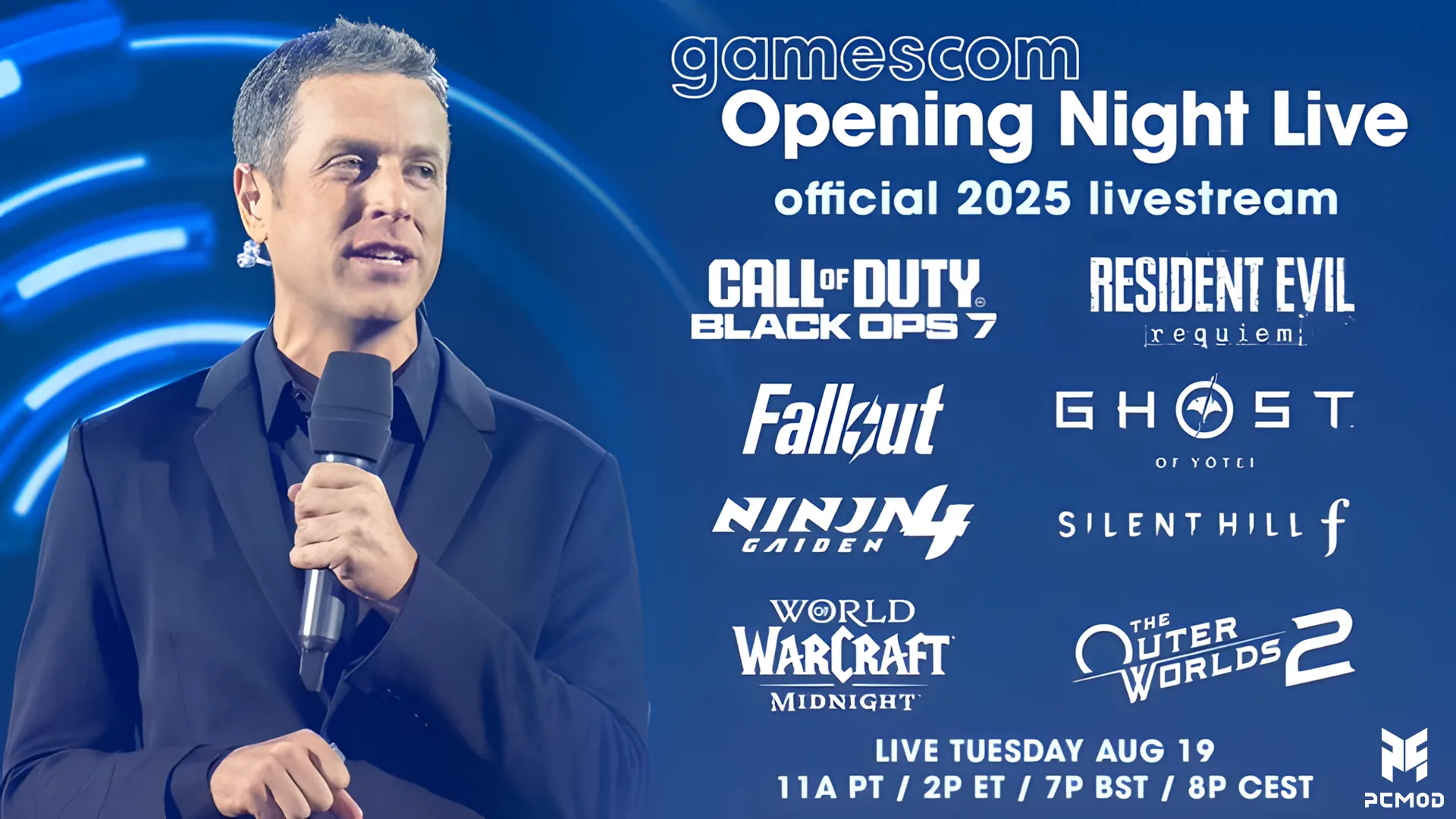 مراسم Gamescom Opening Night Live 2025