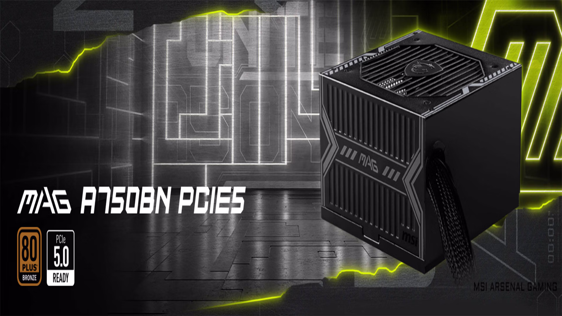 پاور MSI MAG A750BN PCIe 5 ترکیب استانداردهای نسل جدید با کیفیتی فراتر از صنعت