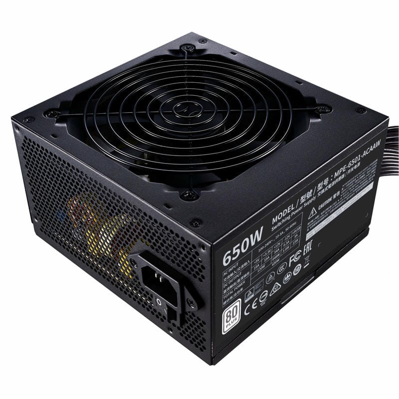 منبع تغذیه کولرمستر مدل COOLERMASTER 650W MWE WHITE