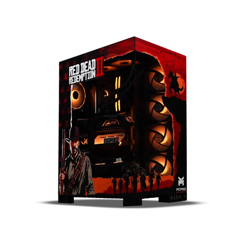 کیس مسترتک MEGABOX PCMOD red dead redemption 2 Edition