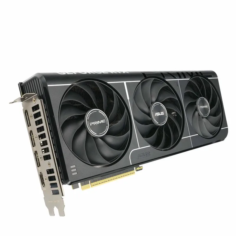 کارت گرافیک ASUS PRIME RTX 5070 12GB OC – نمای سه‌رخ